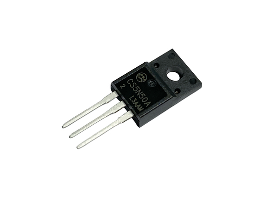 5A500V CS5N50A2 MOSFET Tegangan Tinggi 100% Avalanche Tested N Channel untuk aplikasi tegangan tinggi