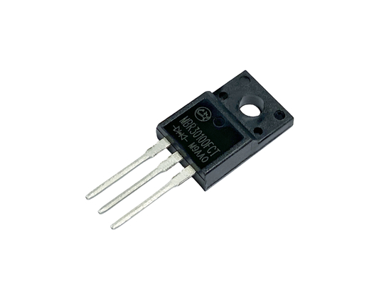 30A 100V Schottky Barrier Diode Kecepatan Switching Cepat Dan Waktu Pemulihan Reverse Rendah MBR30100FCT