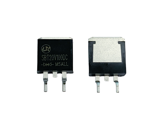 20A100V Jumlah permukaan rendah VF Schottky TO-263 SBT20V100DC Untuk adaptor daya