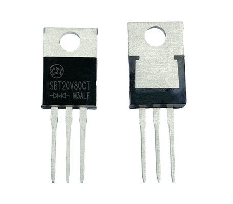 20A80V SBT20V80CT Kecepatan Ganti Cepat Dioda Schottky VF Rendah Untuk Penyesuaian