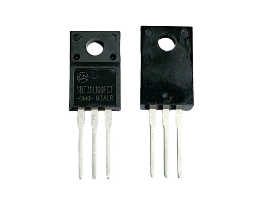 30A100V SBT30L100FCT Kecepatan Switching Cepat Low VF Schottky Diode TO-220F