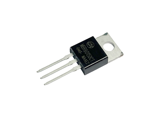 60A150V TO-220AB Schottky Barrier Diode dengan Kecepatan Switching Cepat MBR60150CT