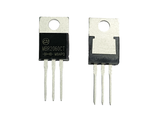 20A60V MBR2060CT Schottky Barrier Diode Dengan Tegangan Depan VF Rendah