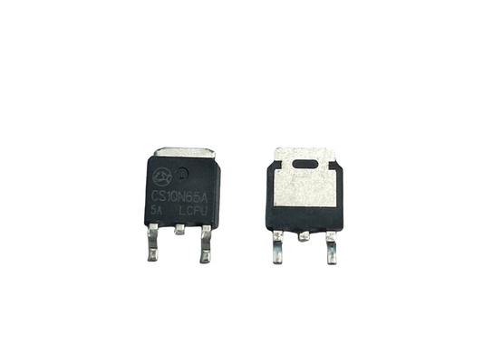10A650V CS10N65A5 MOSFET Tegangan Tinggi Low ON Resistance Untuk Manajemen Daya