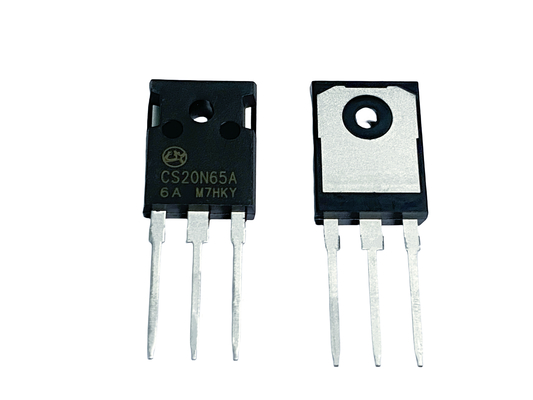 20A650V CS20N65A6 N Saluran Tegangan Tinggi MOSFET 100% Tes Avalanche