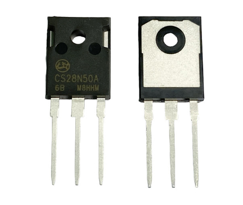 28A500V CS28N50A6 MOSFET Tegangan High Breakdown untuk Switch Mode Power Supply