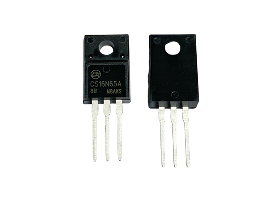 16A650V CS16N65A8 MOSFET Tegangan Tinggi Dengan Muatan Gerbang Rendah TO-220F
