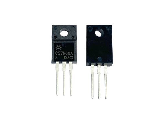 7A600V Tegangan High Breakdown Mosfet CS7N60A2 hingga 220F Dengan Ciss Rendah