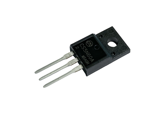 5A600V CS5N60A2 Mosfet Kecepatan High Switching Untuk Switch Mode Power Supplies