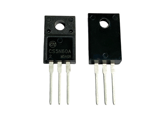 5A600V CS5N60A2 Mosfet Kecepatan High Switching Untuk Switch Mode Power Supplies