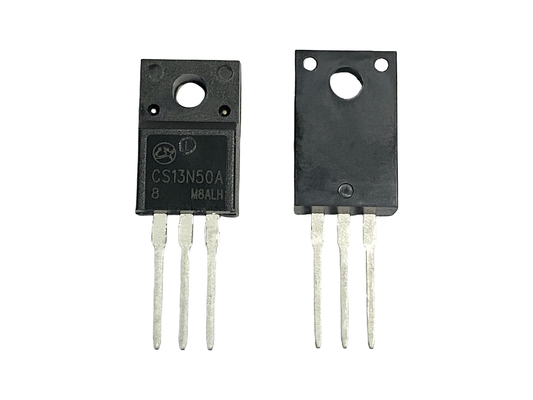 13A500V CS13N50A8 TO-220F Kerangka tebal Tegangan tinggi Mosfet Low ON Resistance