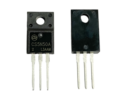 5A500V CS5N50A2 MOSFET Tegangan Tinggi 100% Avalanche Tested N Channel untuk aplikasi tegangan tinggi