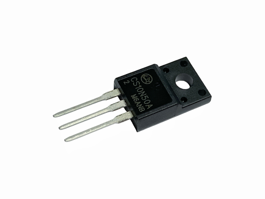 10A500V Tegangan Tinggi MOSFET Resistensi Rendah Efisiensi dan Daya Tahan yang Ditingkatkan untuk Konversi Daya