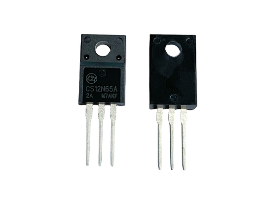 12A650V Tegangan Tinggi MOSFET Low ON Resistance Untuk Adaptor CS12N65A2 TO-220F