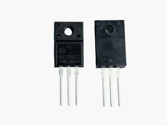 20A150V Planner Schottky Barrier Diode untuk Mengkonversi AC ke DC MBR20150FCT