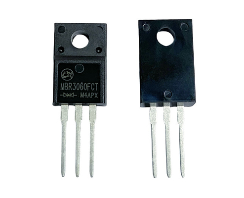 30A 60V Schottky Barrier Diode rectifier Circuits Untuk Mengkonversi AC Ke DC MBR3060FCT