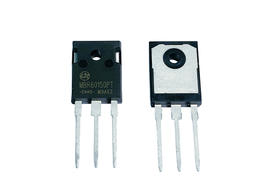 60A 150V High Current TO-247 Schottky Barrier Diode Untuk Jaringan Sumber MBR60150PT