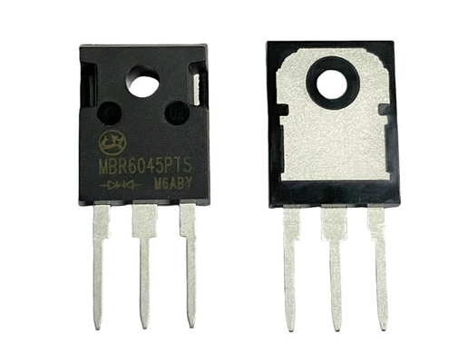 Dioda Schottky Efisiensi Rendah 60A 45V Untuk Sirkuit Multiplier Frekuensi TO-247S MBR6045PTS