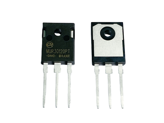 30A1200V Dioda pemulihan cepat Keandalan tinggi untuk pasokan daya tinggi MUR30120PT