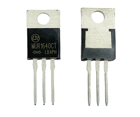 16A400V TO-220AB Dioda Pemulihan Cepat Untuk Rektifier Efisiensi Tinggi MUR1640CT