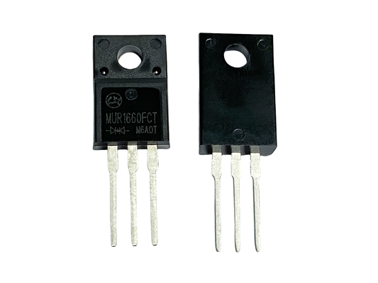 16A600V Dioda Pemulihan Cepat Untuk Konfigurasi Panel Surya MUR1660FCT