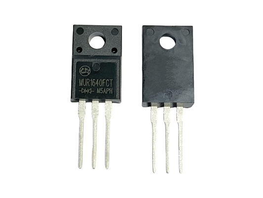 16A400V TO-220F Fast Recovery Diode 15-35ns Untuk Power Rectifier MUR1640FCT