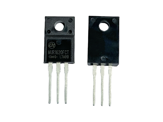 16A200V Low Power Losses Fast Recovery Diodes Untuk Inverter Frekuensi Tinggi MUR1620FCT