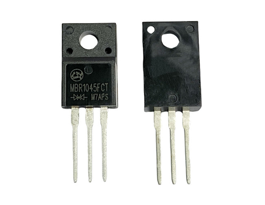 Lingxun Low VF MBR1045FCT Schottky Barrier Diode untuk pasokan listrik yang hemat biaya