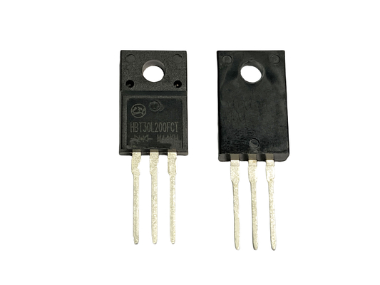 Ultra Low VF 30A 200V HBT30L200FCT TO-220F Schottky Untuk Komunikasi Wireless