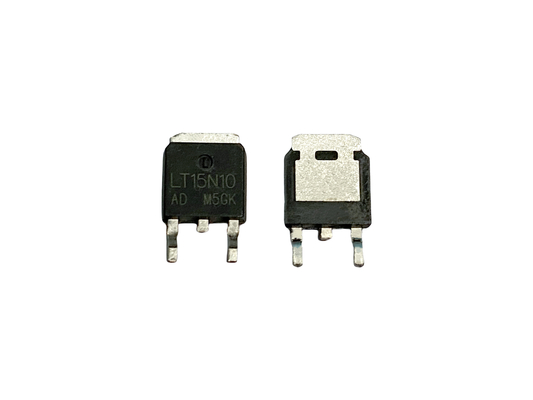 15A 100V TO-252 Paket Mosfet Tegangan Rendah Untuk Desain Elektronik