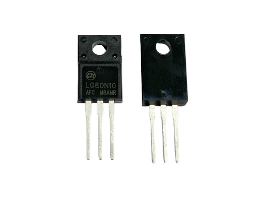 LG80N10AF 100V TO-220F MOSFET Tegangan Rendah Untuk Perlindungan Baterai