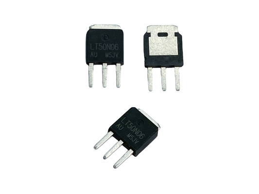 Ketahanan Tinggi Silicon Gerbang Rendah Sempalan Tegangan Mosfet TO-251